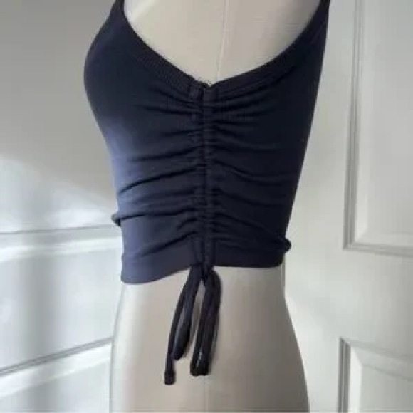 Dynamite Clothing Rib Drawstring Side Tank - Picture 4 of 4